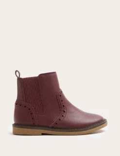 Kids' Leather Chelsea Boots (4 Small - 2 Large)