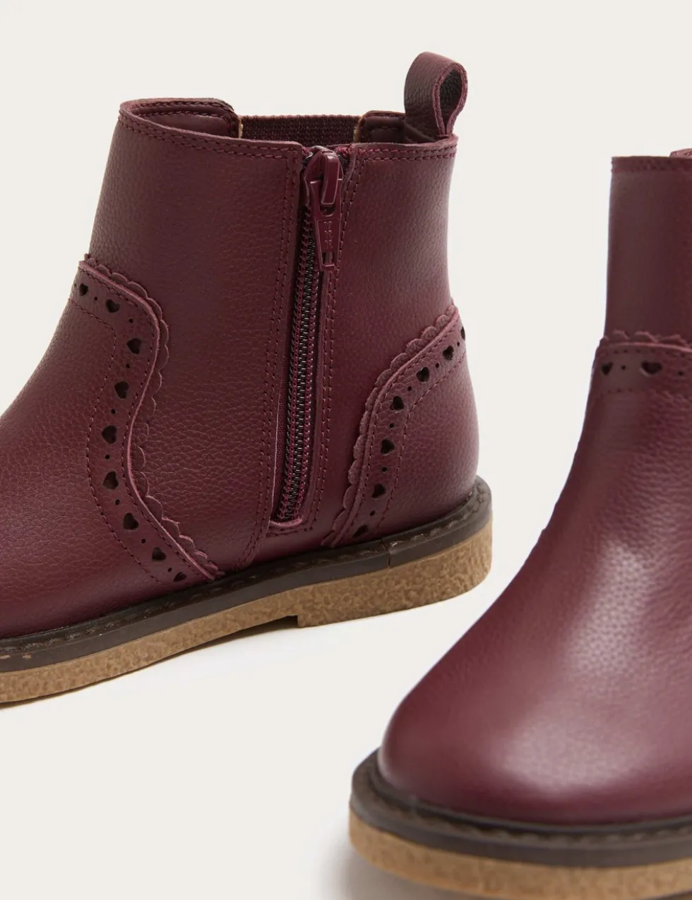 Kids' Leather Chelsea Boots (4 Small - 2 Large)