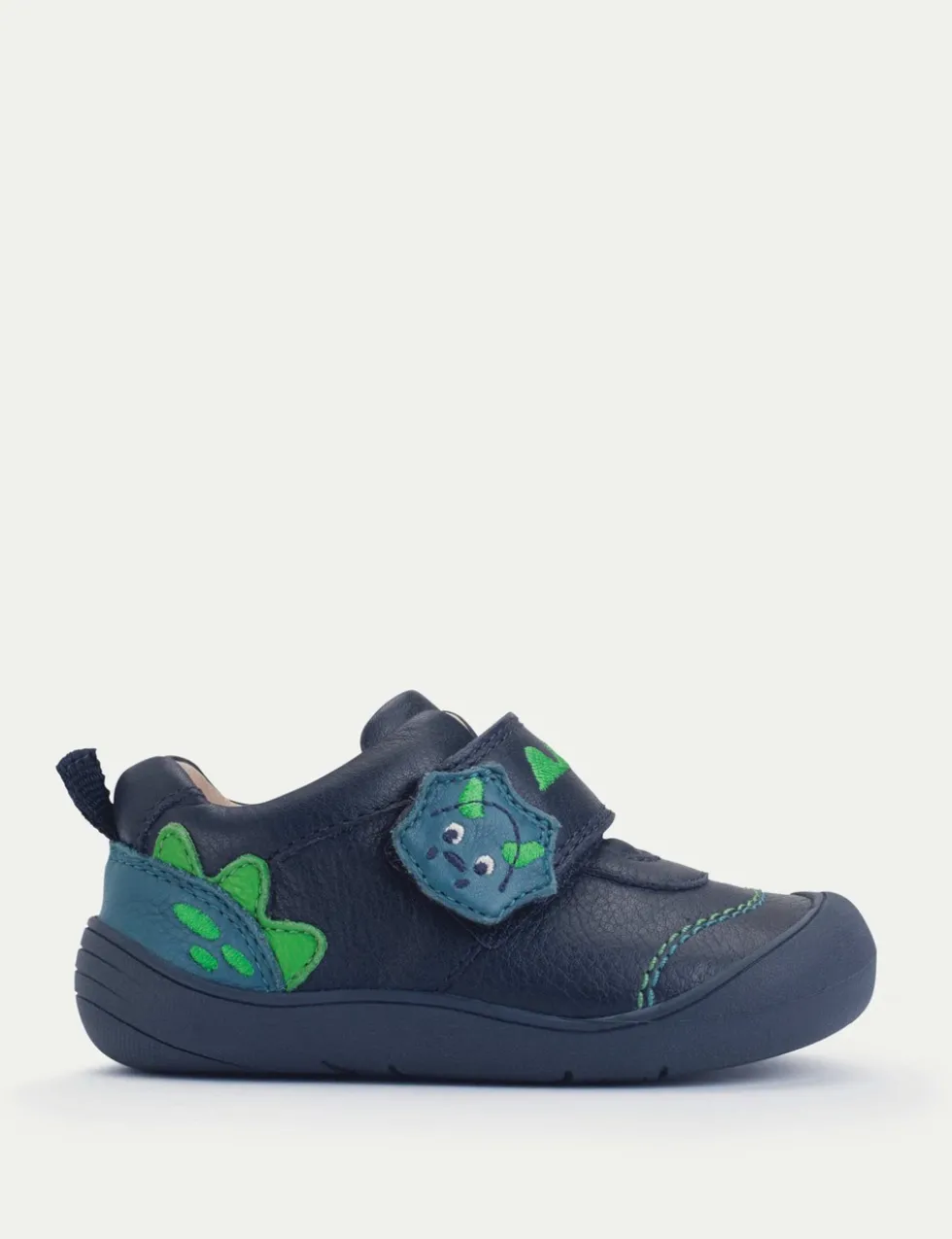 Kids' Leather Dinosaur Trainers (3.5 Small - 6.5 Small)