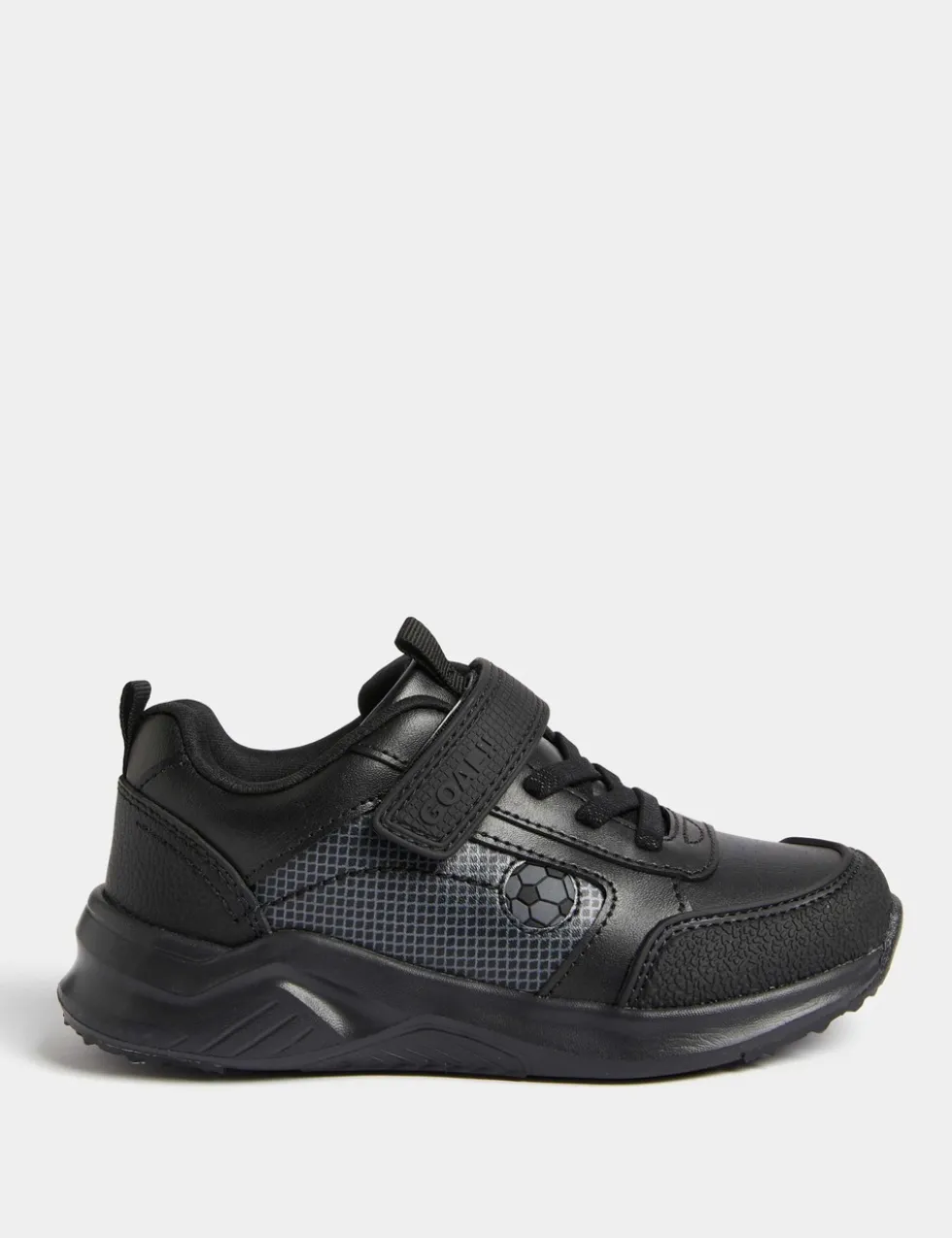 Kids' Leather Football School Shoes (8 Small - 2 Large)
