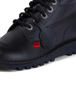 Kids' Leather High Top School Shoes