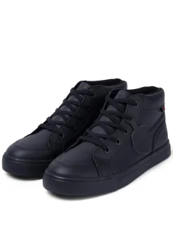 Kids' Leather High Top School Shoes