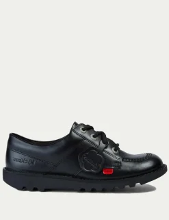 Kids' Leather Lace School Shoes