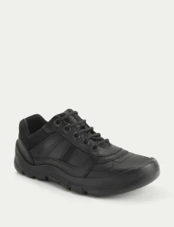 Kids' Leather Lace School Shoes (1 Large - 9 Large)