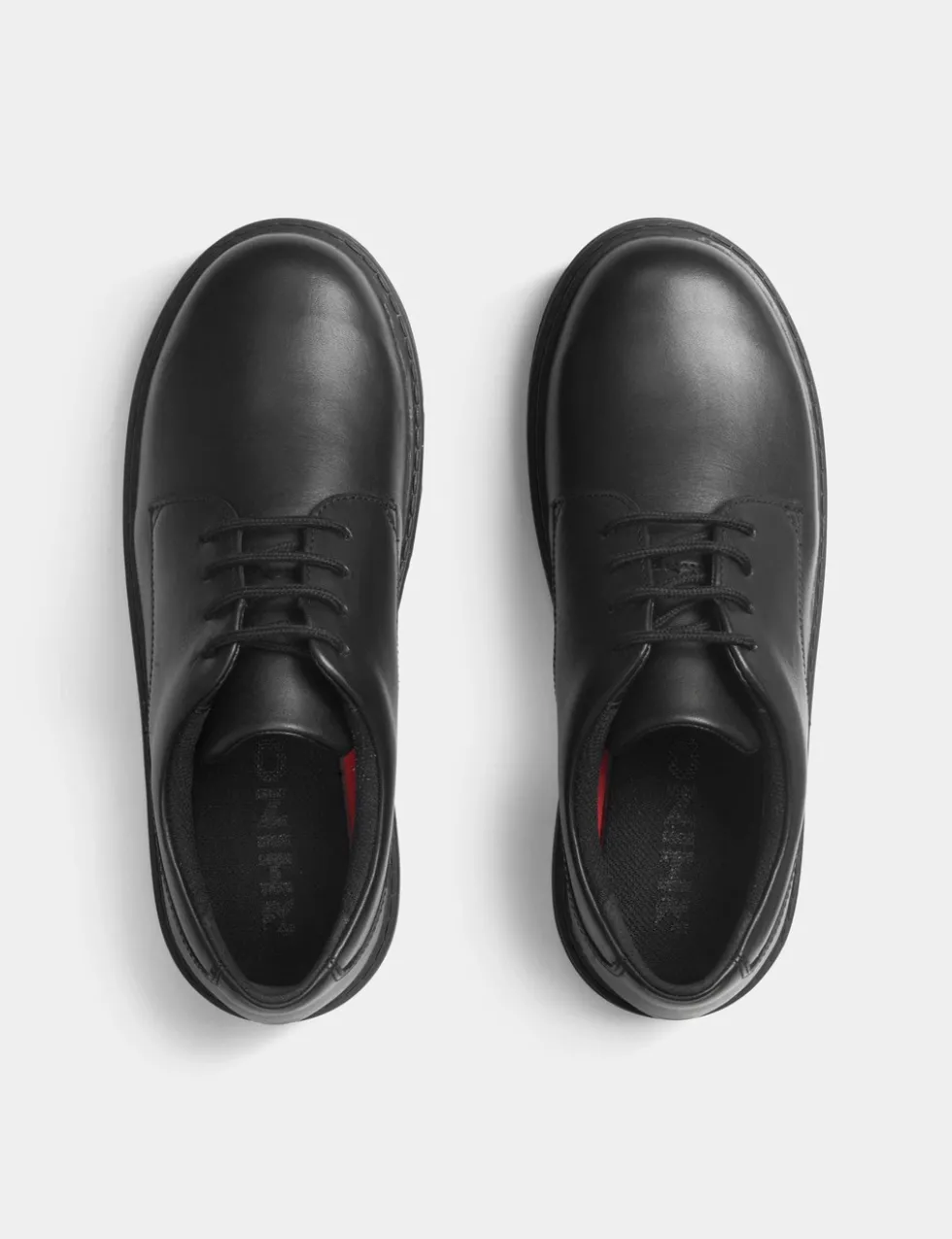 Kids' Leather Lace Schoolwear Shoes (2 Large - 12 Large)