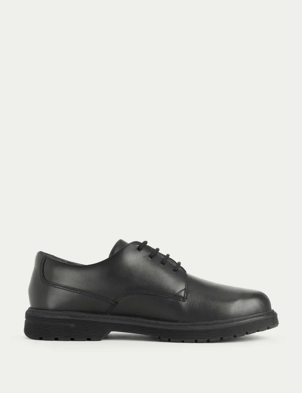 Kids' Leather Lace Schoolwear Shoes (2 Large - 12 Large)