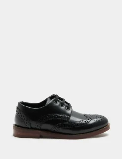 Kids' Leather Lace Up Brogues (8 Small - 7 Large)
