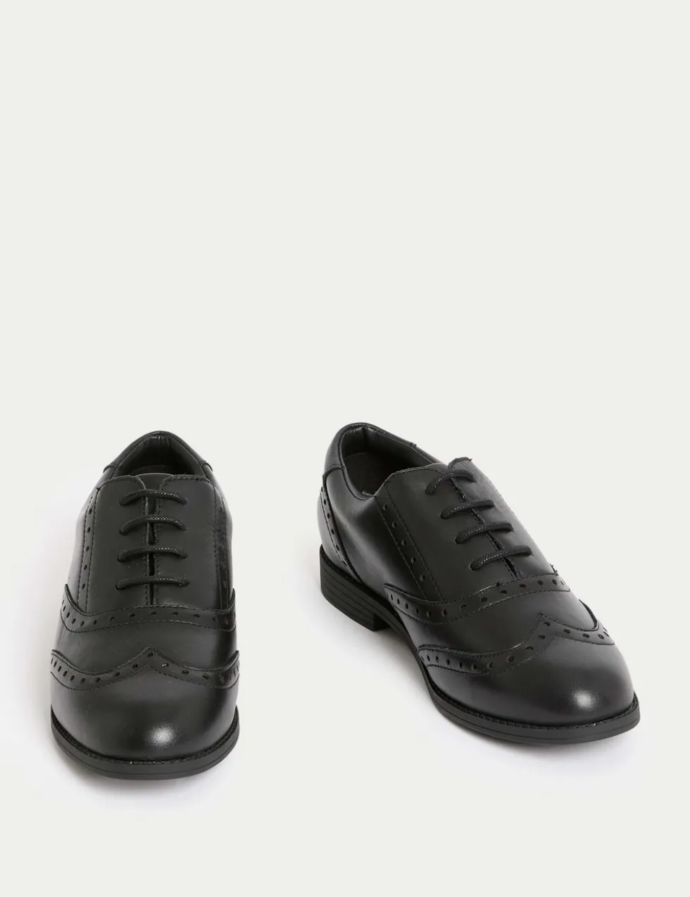 Kids’ Leather Lace-up Brogues School Shoes (13 Small - 7 Large)