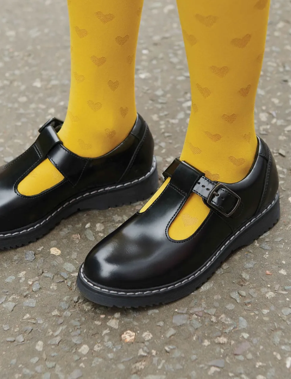 Kids' Leather Mary Jane School Shoes (1 Large - 7 Large)