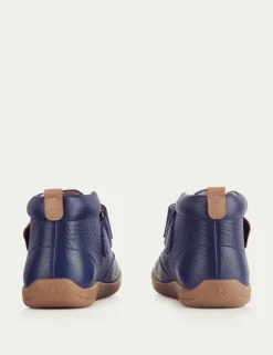 Kids' Leather Riptape Ankle Boots (4 Small - 8 Small)