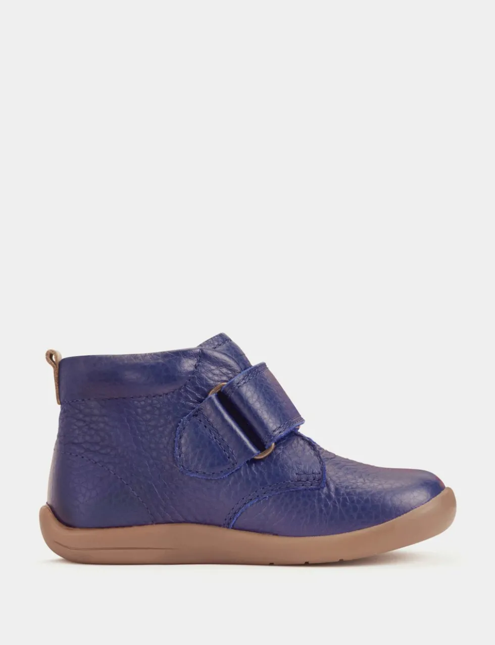 Kids' Leather Riptape Ankle Boots (4 Small - 8 Small)