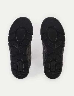 Kids' Leather Riptape Schoolwear Shoes (1 Large - 9 Large)