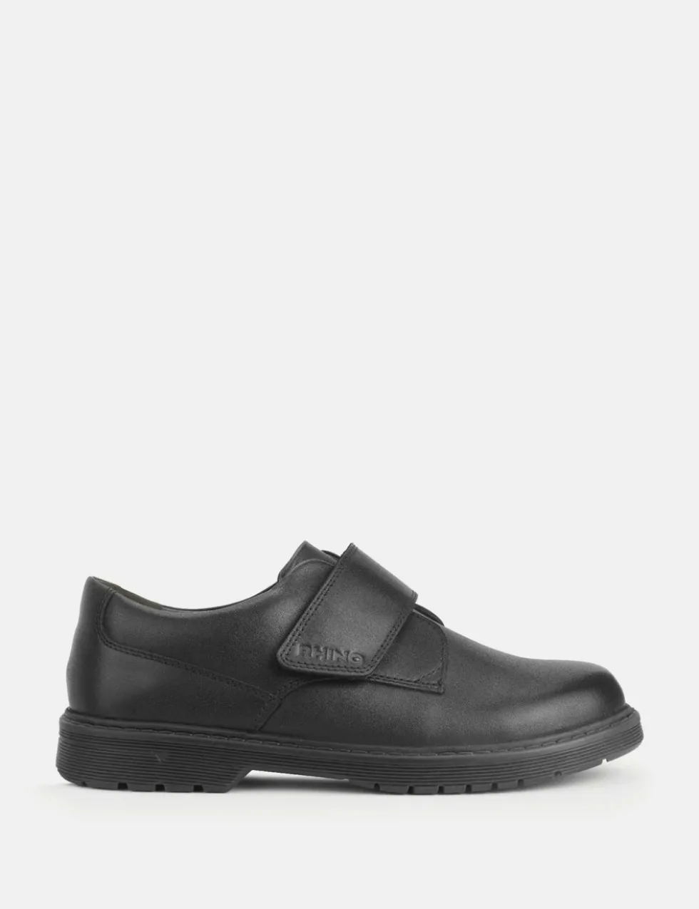 Kids' Leather Riptape Schoolwear Shoes (2 Large - 6 Large)