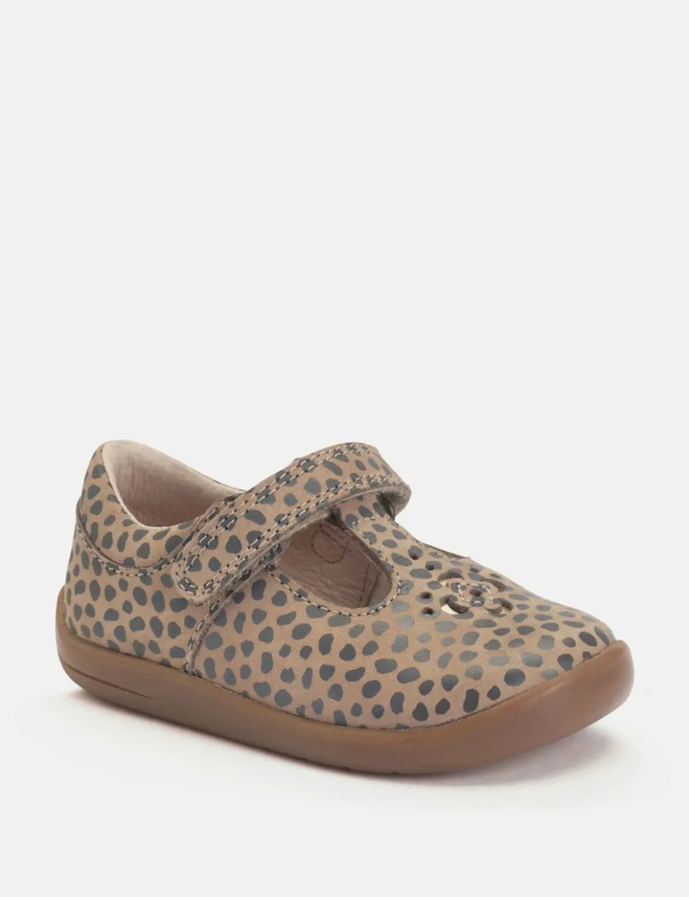 Kids' Leather Riptape Shoes (4½ Small - 8 Small)