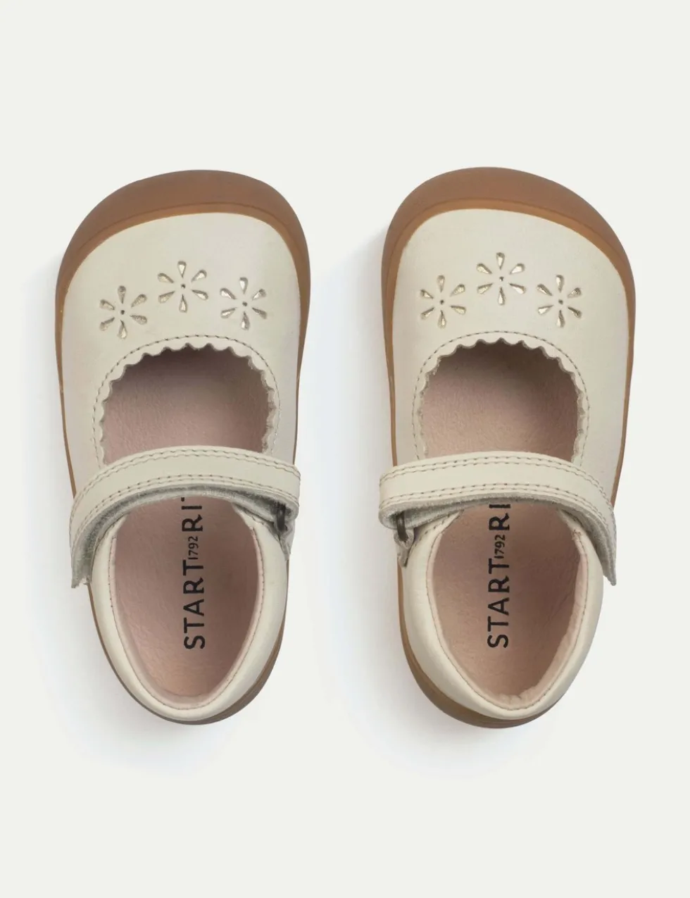 Kids' Leather Riptape Shoes (3-7 Small)