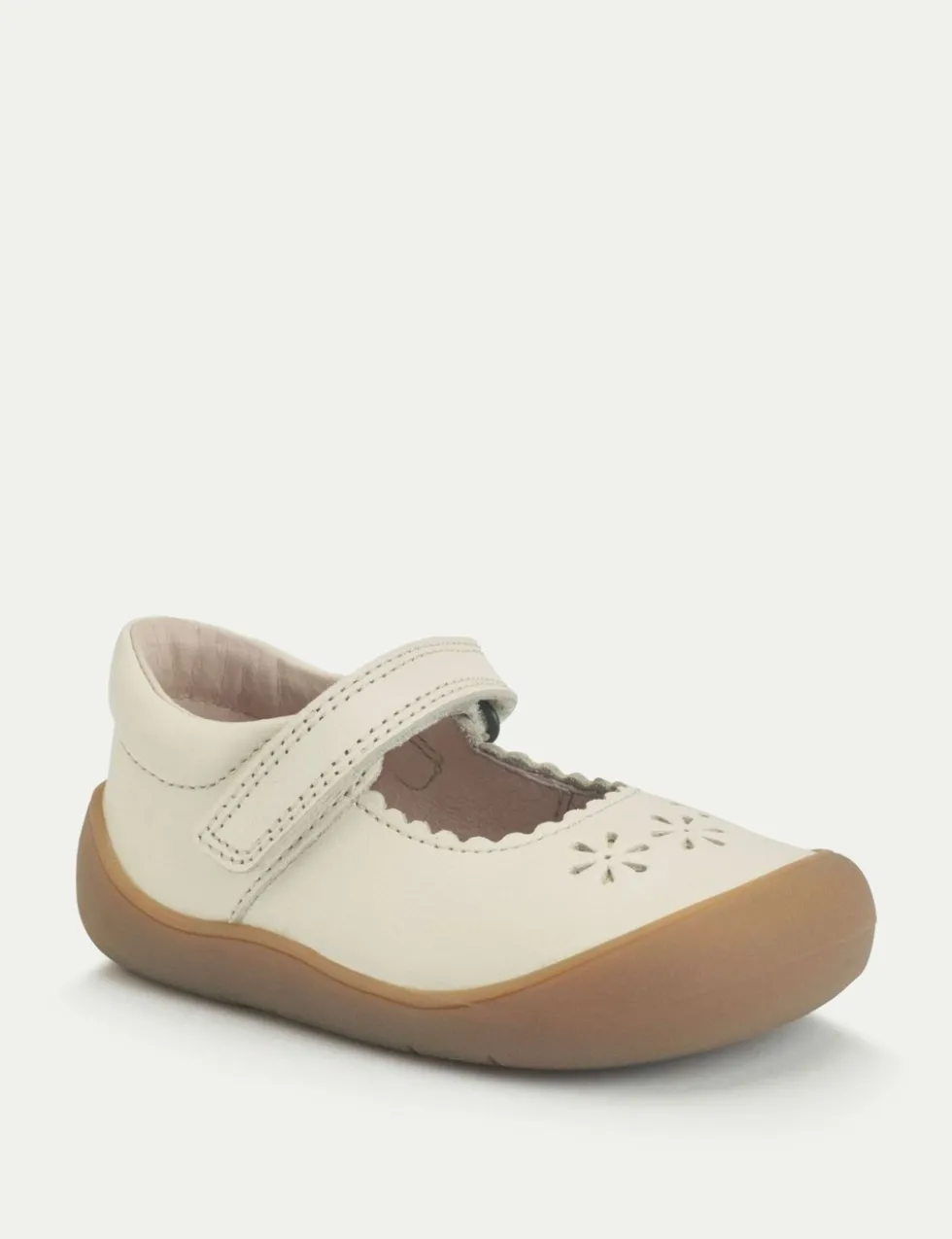 Kids' Leather Riptape Shoes (3-7 Small)