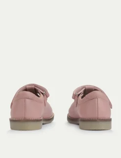 Kids' Leather Riptape T Bar Shoes (6 Small - 12.5 Small)