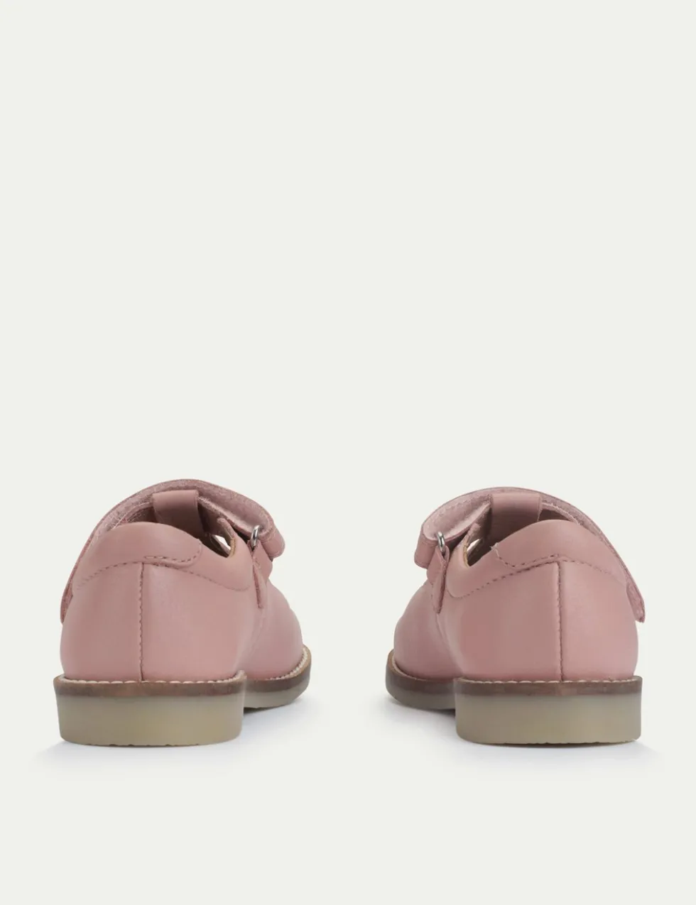 Kids' Leather Riptape T Bar Shoes (6 Small - 12.5 Small)