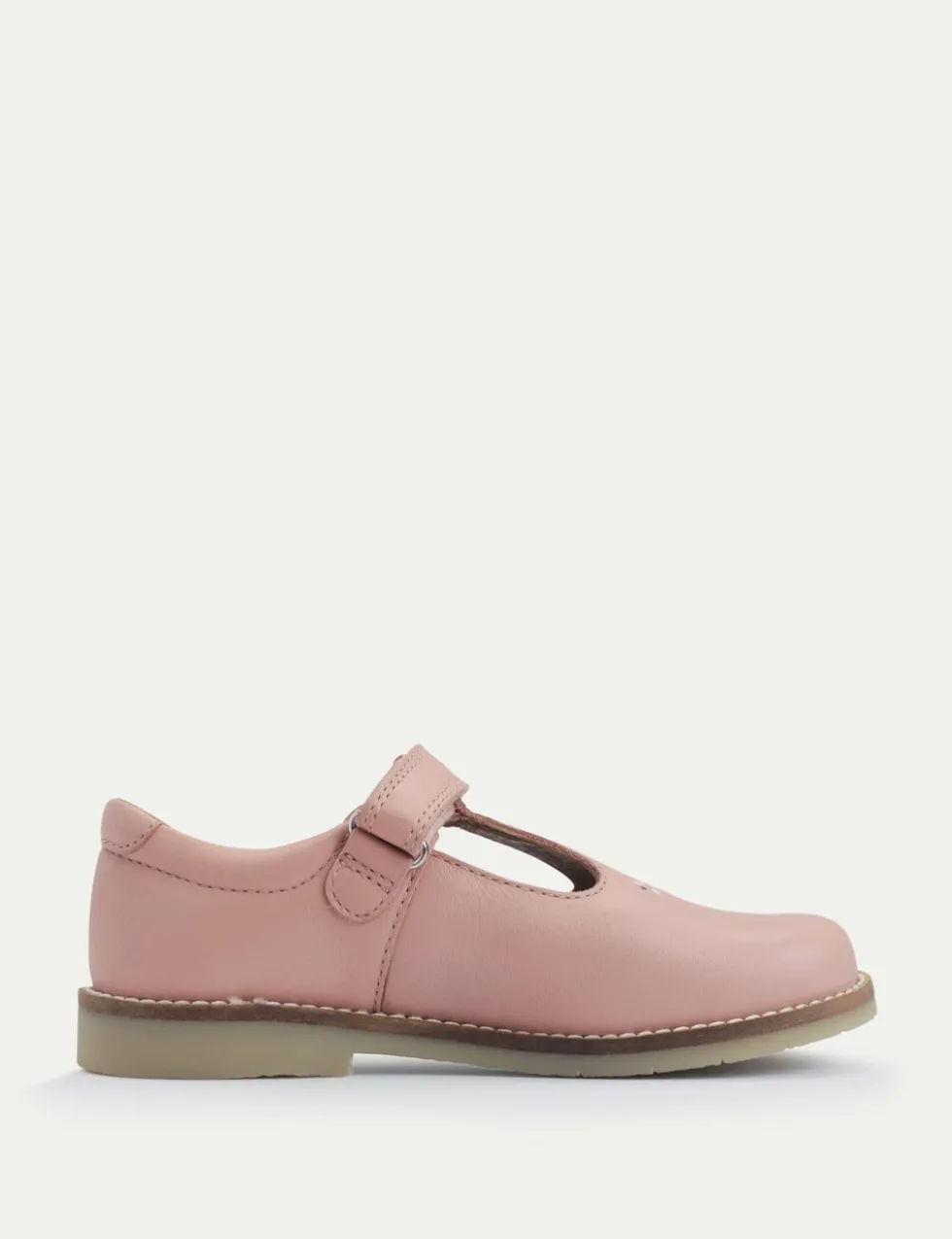 Kids' Leather Riptape T Bar Shoes (6 Small - 12.5 Small)