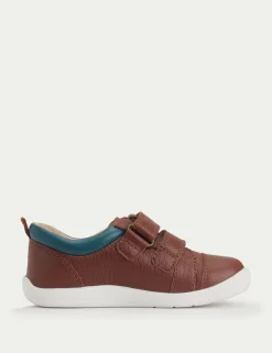Kids' Leather Riptape Trainers (4 Small - 8 Small)