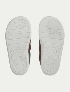 Kids' Leather Riptape Trainers (4 Small - 8 Small)