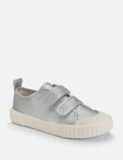 Kids' Leather Riptape Trainers (6 Small-3 Large)