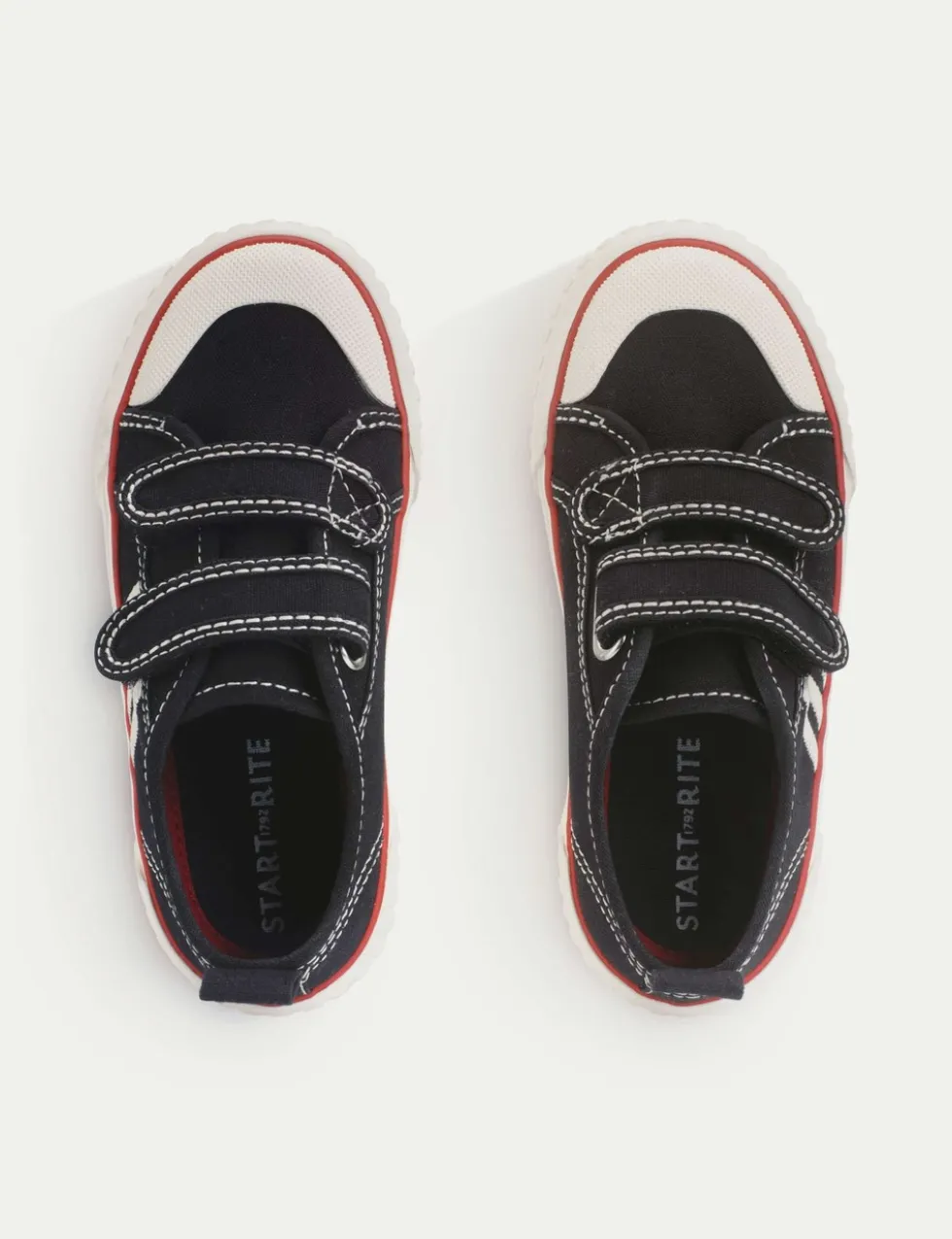 Kids' Leather Riptape Trainers (6 Small-3 Large)
