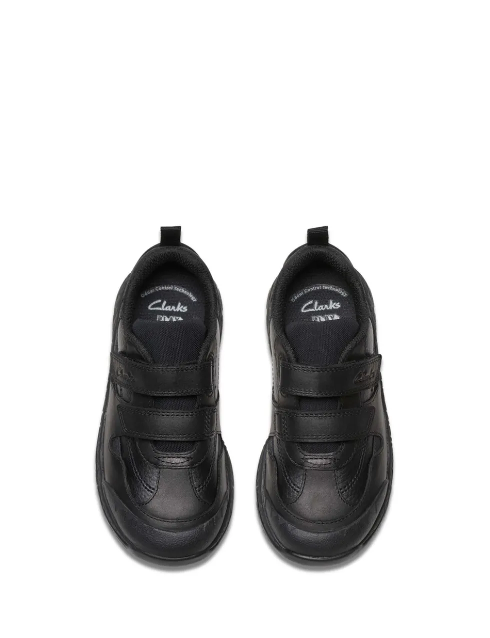 Kids' Leather Riptape Trainers (7 Small - 2.5 Large)