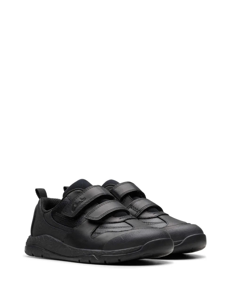 Kids' Leather Riptape Trainers (7 Small - 2.5 Large)