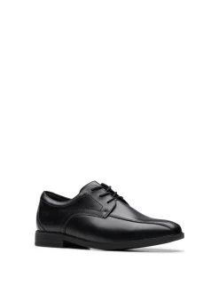 Kids' Leather School Shoes (3 Large-9 Large)