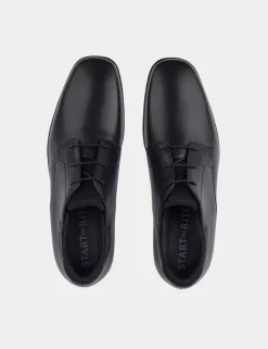 Kids' Leather School Shoes (2 Large - 5½ Large)