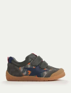 Kids' Leather Star Trainers (4 Small - 10½ Small)
