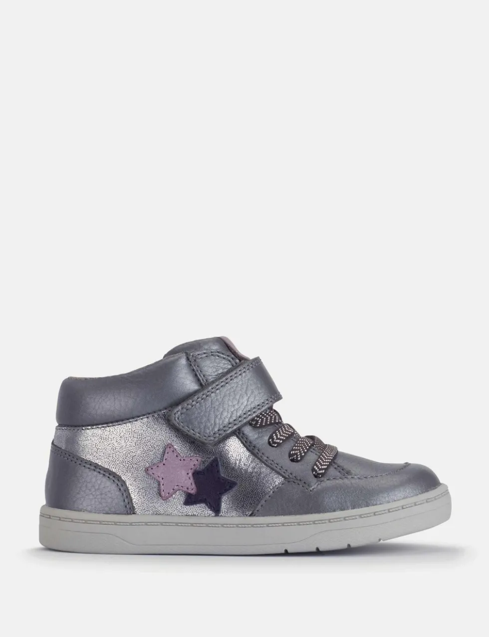 Kids' Leather Star Trainers (6 Small - 2 Large)