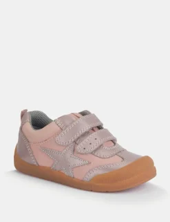 Kids' Leather Star Trainers (4 Small - 10½ Small)