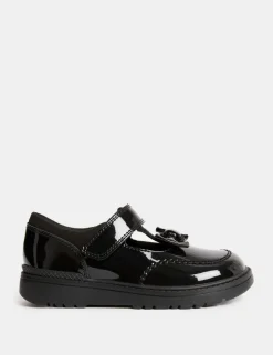 Kids’ Leather T-Bar School Shoes (8 Small - 2 Large)