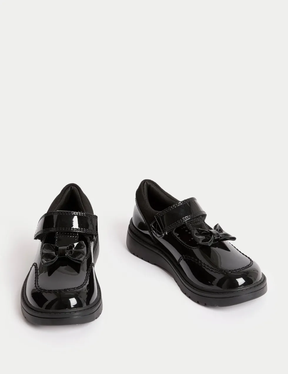 Kids’ Leather T-Bar School Shoes (8 Small - 2 Large)