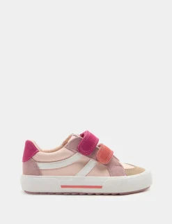 Kids' Low Top Canvas Riptape Trainers (4 Small - 2 Large)