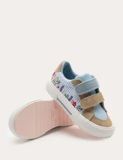Kids' Low Top Canvas Riptape Trainers (4 Small - 2 Large)