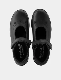 Kids' Mary Jane Riptape Schoolwear Shoes (9 Small - 3½ Large)
