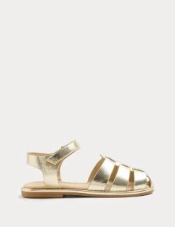 Kids' Metallic Fisherman Sandals (4 Small - 6 Large)