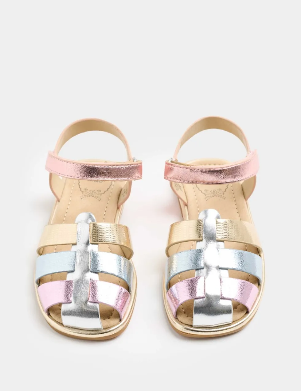 Kids' Metallic Fisherman Sandals (4 Small - 6 Large)