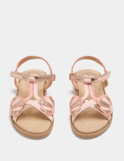 Kids' Metallic Shell Sandals (4 Small - 2 Large)