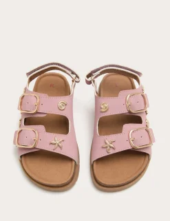 Kids' Metallic Shell Sandals (4 Small-2 Large)
