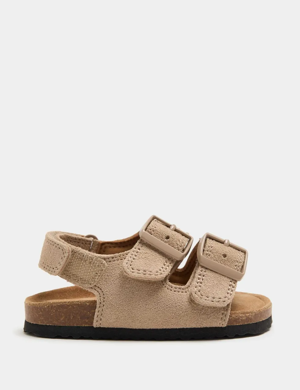Kids' Mini Me Suede Footbed Sandals (3 Small - 4 Small)