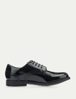 Kids' Patent Brogue School Shoes (5 Large - 9 Large)