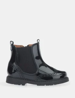 Kids' Patent Chelsea Boots (6 Small - 4 Large)