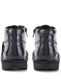 Kids' Patent High Top School Shoes