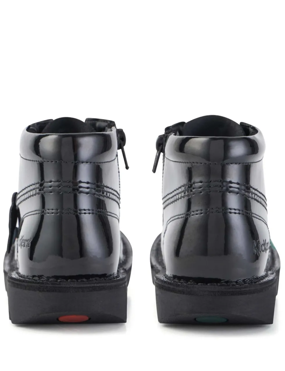 Kids' Patent High Top School Shoes