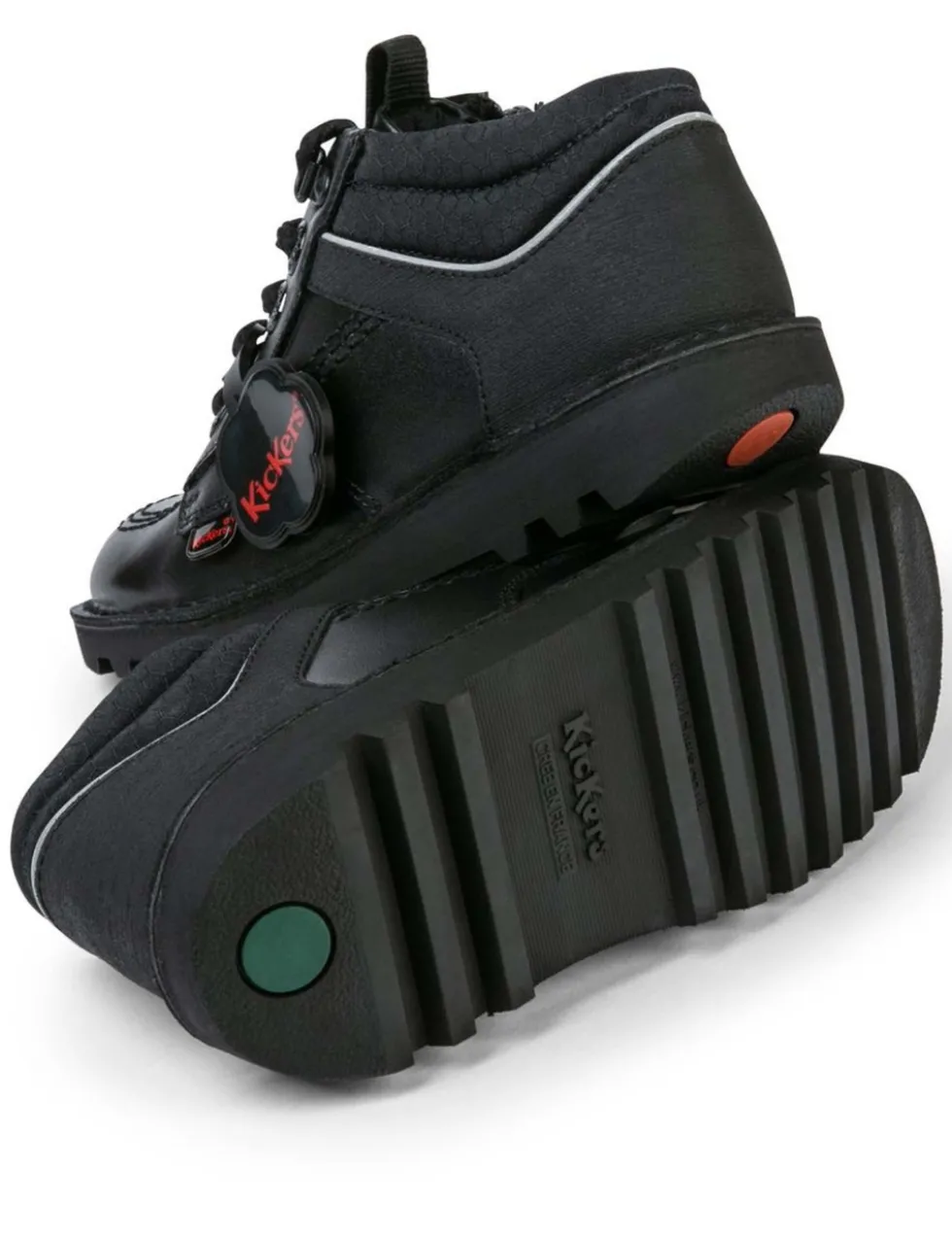 Kids' Patent High Top School Shoes