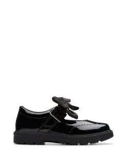 Kids' Patent Leather School Shoes (10½ Small - 2 Large)